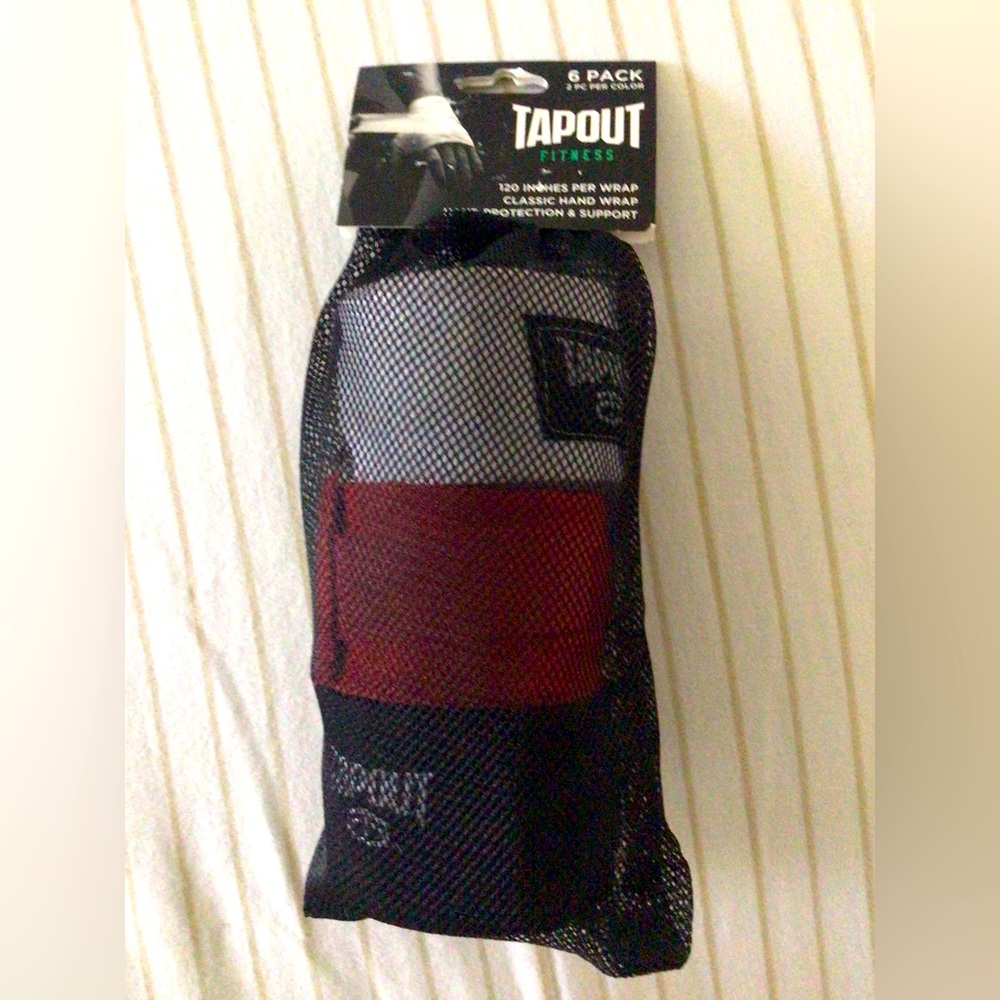 Tapout Fitness Classic Hand Wraps 6-Pack. 2PC per color